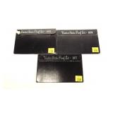 3- U.S. Proof sets: 1975, 1976, 1977