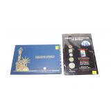 Statue of Liberty and Space coin set