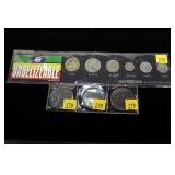 Lot, foreign coins and reproduction coins, 9 pcs.