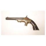 Side swing spur trigger .30 Cal. R.F. single shot