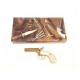 Double derringer .36 Cal. percussion kit gun,