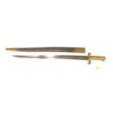 Collins U.S. M1861 Navy sword bayonet marked with