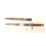 OEWG knife/bayonet M95 with scabbard M95