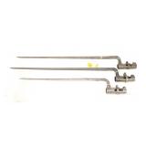 3- U.S. 1855-1870 socket bayonets