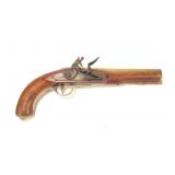 Flintlock pistol .58 Cal., 8" brass barrel, N/P