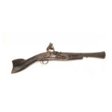 Flintlock blunderbuss pistol, 11 3/4" barrel, N/P