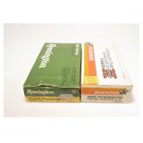 2- Boxes of 6mm REM 100-grain pointed S.P.