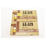 2- Boxes of .22 Savage High-Power (5.56 x 52R)