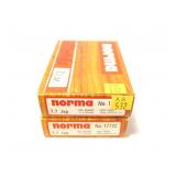 2- Boxes of Norma 7.7 Jap 180-grain S.P.B.T.