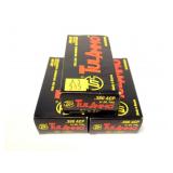3- Boxes of Tulammo .380 ACP 91-grain FMJ