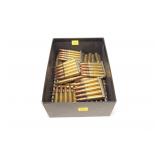 Box of 7.62 Nato M80 cartridges with clips