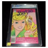 Barbie #1, PGX 9.8, Marvel Comics, white pages