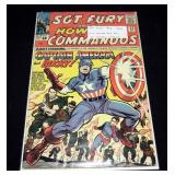 Sgt. Fury #13, 1964 Marvel Comics, Captian America