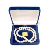 Sterling silver 7-7.5mm freshwater pearl necklace