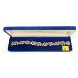 Sterling silver antique style ruby, emerald and