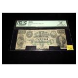 Obsolete $2 Auburn, New York, Cayuga County note,