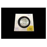 1963 Franklin half dollar, gem BU