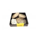 10- Assorted Barber, Walking Liberty and Franklin