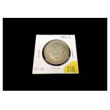 1891-O Morgan dollar, EF-40