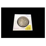 1892-O Morgan dollar, open "9"