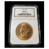 1904 $20 Gold Liberty Double Eagle, NGC slab