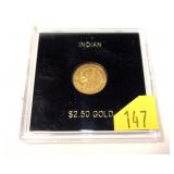 1909 $2.50 Gold Indian Quarter Eagle