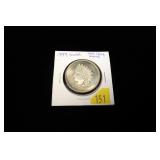 One troy ounce .999 silver Indian coin