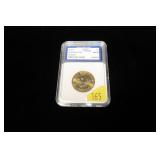 2007-P Washington dollar, slab certified MS-65