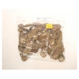 Lot, wheat cents, 200 pcs.