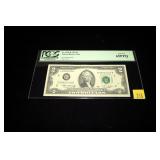 $2 Federal Reserve note, series of 1976, PCGS slab
