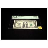 $1 Federal Reserve "web note," series of  1988A,