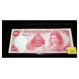 $10 Cayman Islands currency bond, series of 1971,