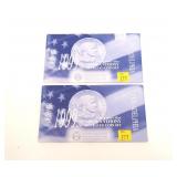 2- 1999 Susan B. Anthony dollar sets