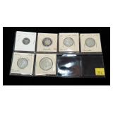 Lot of 80% silver Canadian coins, $.05 to half