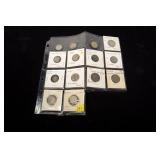 Lot of silver foreign coins, 14 pcs.