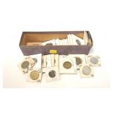 Lot, foreign coins and tax tokens, 40 pcs.