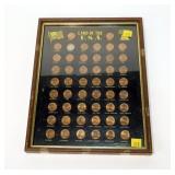 State Lincoln Memoral penny set, 50 pcs.
