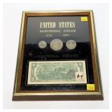 1976 U.S. Bicentennial coin and currency set