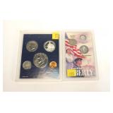 Lot of two U.S. coin sets with 90% silver