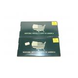 2- U.S. Historic Replica coins, non-silver plated