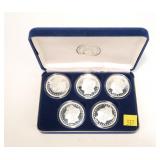 Morgan Dollar Tribute set, non-silver plated