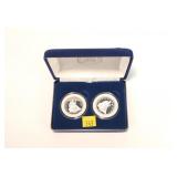 Set of reproduction non-silver Confederate