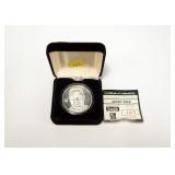 One-ounce .999 silver Jerry Rice football coin