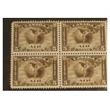 Canada #C2 Block of 4,  Mint Hinged