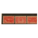 U.S. #Q1-Q3 Mint Hinged