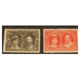 Canada #96, #98 Mint Hinged