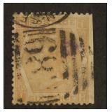 Great Britain #59 pale buff P11 used