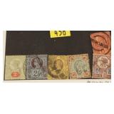 Great Britain #1113-116, #118, #119 used