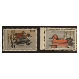 U.S. #RW50, #RW52 Mint Never Hinged