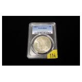 1880-S Morgan dollar, PCGS slab certified MS-64